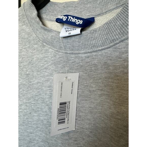 New ~ Outdoor Voices ~ OV Graphic Sweatshirt Size XS OVERSIZED - Picture 4 of 7